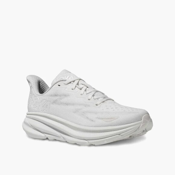 Hoka One One Clifton 9 White/White (1127895-WWH) Men's Size 13 New w/ Box - Picture 2 of 3